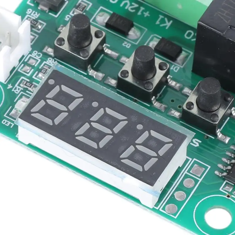 E1PD 12V Digital Temperature Controller Board Module Digital Thermostat Temperature Control Switch -50-110°C with Waterproof
