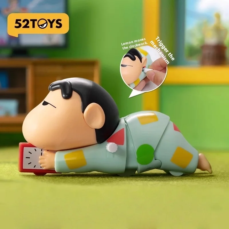 

52 игрушки карандаш Шин-Чан динамический Новая жизнь Заводная слепая коробка подвижная кукла прилив ручные детские игрушки праздничные подарки украшения