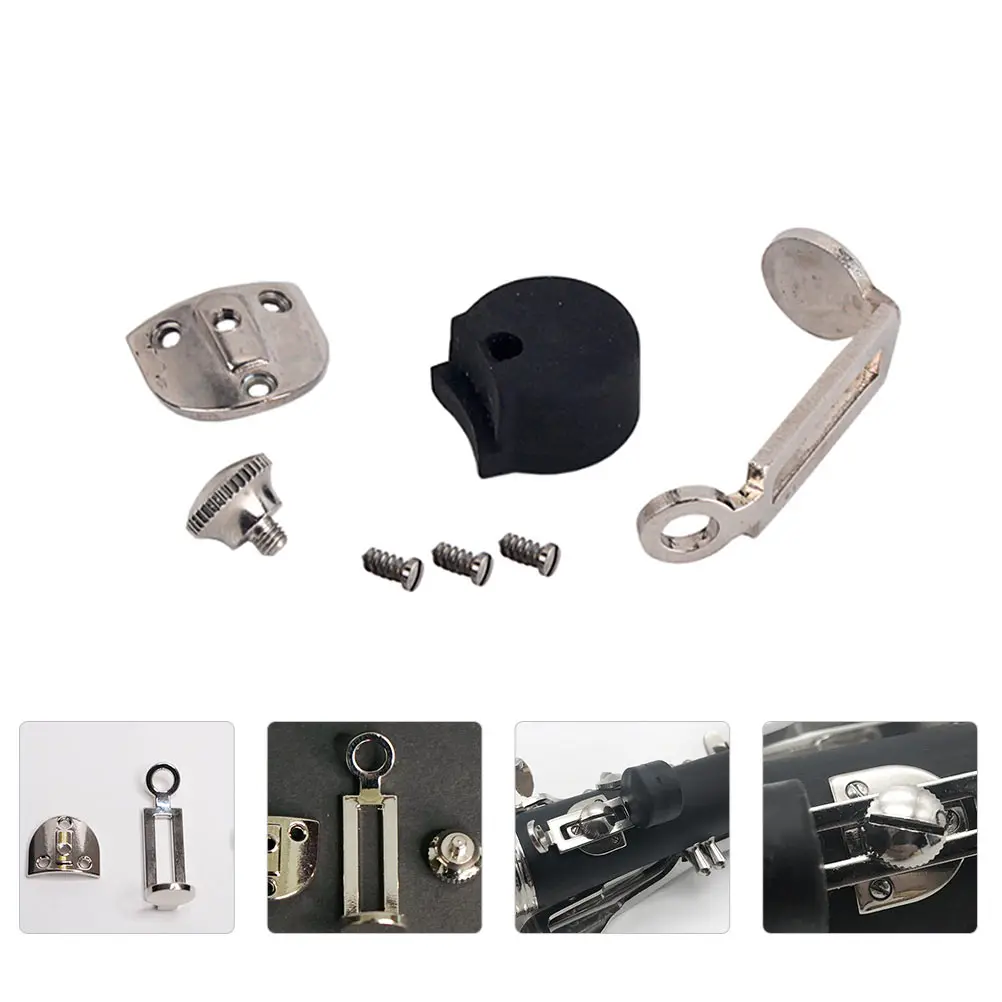 

Clarinet Finger Rest Cushion Oboe Thumb Covers Guard Metal Pad Musical Instrument