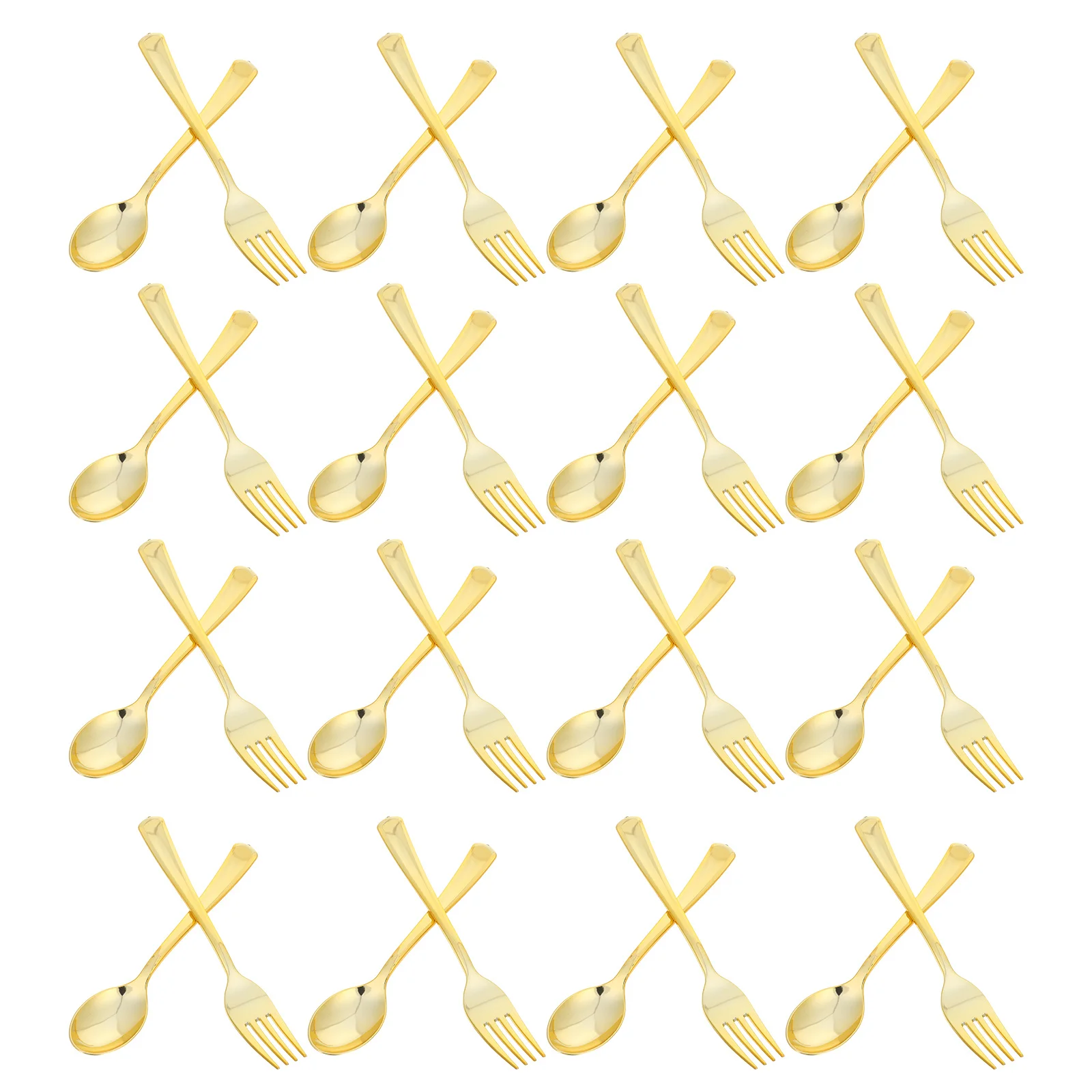 

120Pcs Gold Disposable Utensils Set Elegant Party Cutlery Forks Spoons Serving Utensils for Weddings Birthdays Catering
