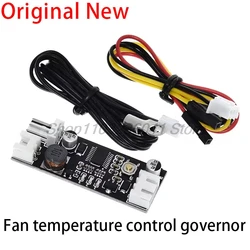 Single 12V 0.8A DC PWM 2-3 Wire Fan Temperature Control Speed Controller Chassis Computer Noise Reduction Module NTC B 50K 3950