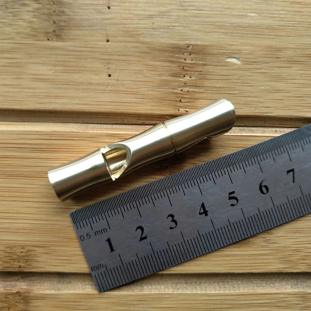 

1Pcs Premium Brass Whistle Loud High-Decibel Emergency Survival Whistle for Hiking Camping Climbing Pet Training Outdoor Sports