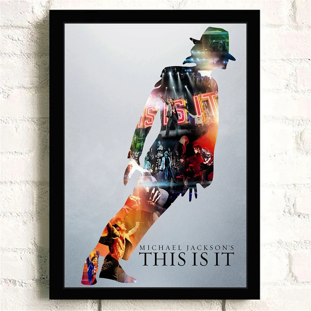 Michael Jackson Poster Pop Music Godfather Canvas Painting Wall Art Picture for Living Room Modern Home Decoration Gift UNframed