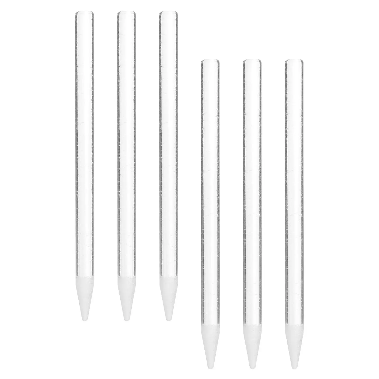 6Pcs Laboratory Glass Grinding Rod Precision Pestle for 1.5ml Centrifuge Tube Sample Homogenization Science Mixing Stick