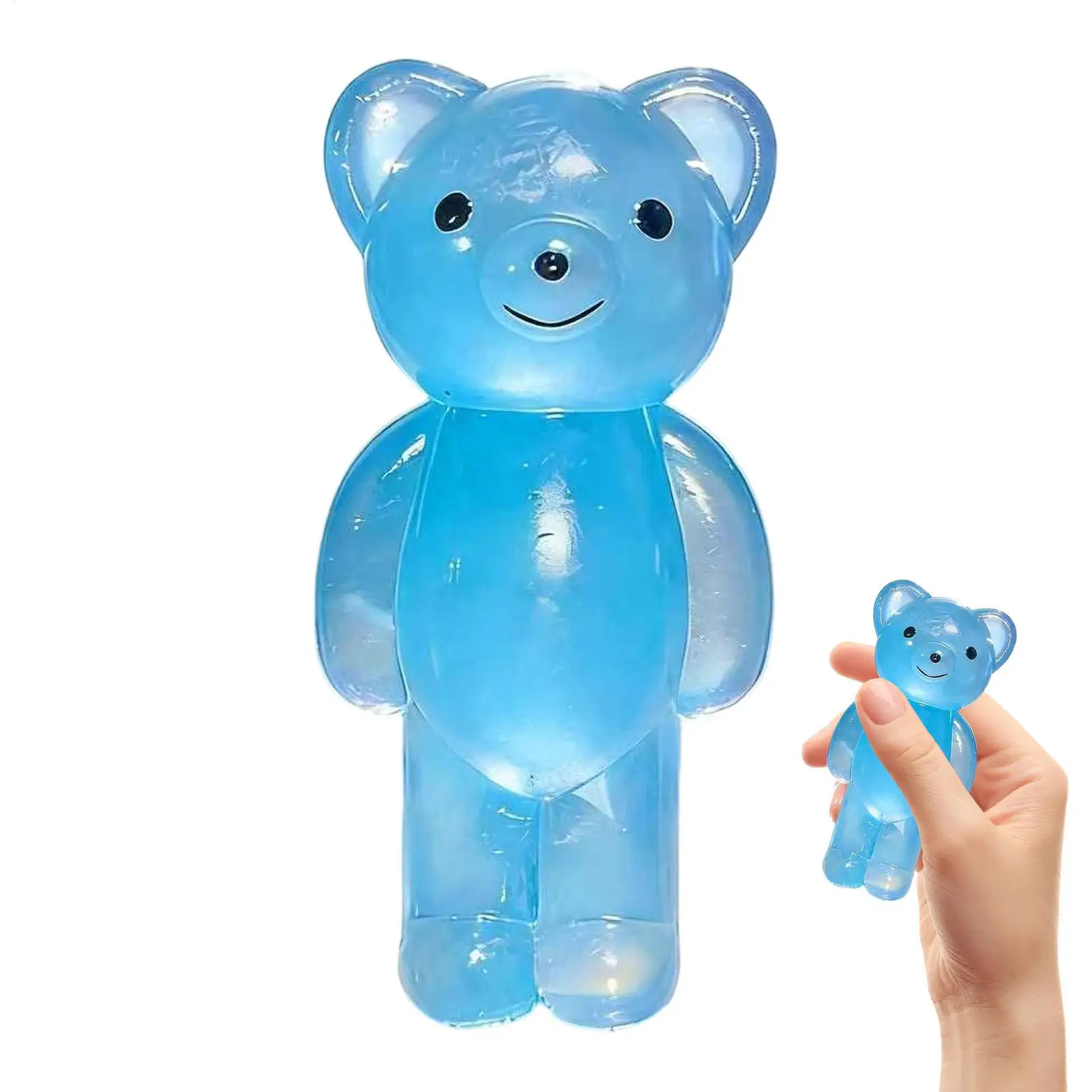 握って遊べる柔らかいくっつかないクマのフィジェットトイ、誕生日、祝日、教室、学校、クリスマスのプレゼント、景品袋、パーティーの記念品に