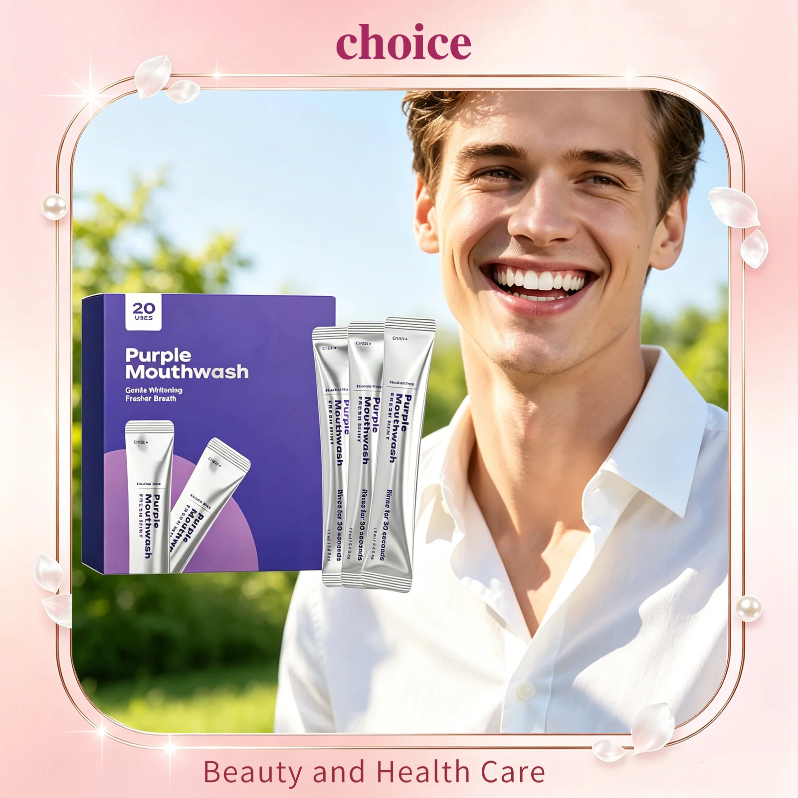 Whitening Mouthwash - Obat Kumur Ungu Pengoreksi Warna Rasa