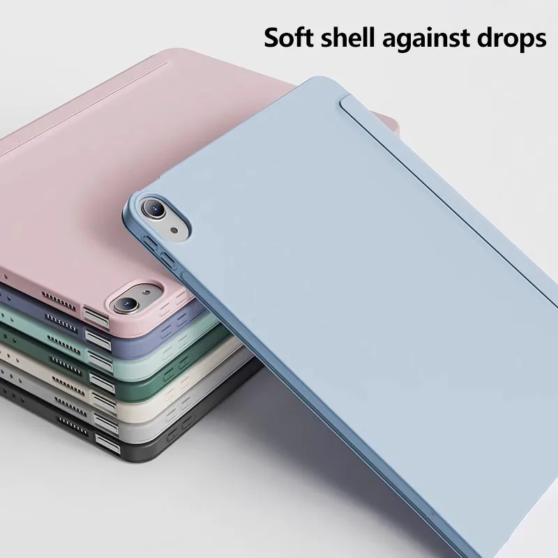 

Case For Lenovo Idea Tab Pro 12.7 2025 P12 Xiaoxin Pad Pro 12.7 11.2 M11 B11 P11 Plus Pad 11 Trifold Leather Soft Silicone Cover