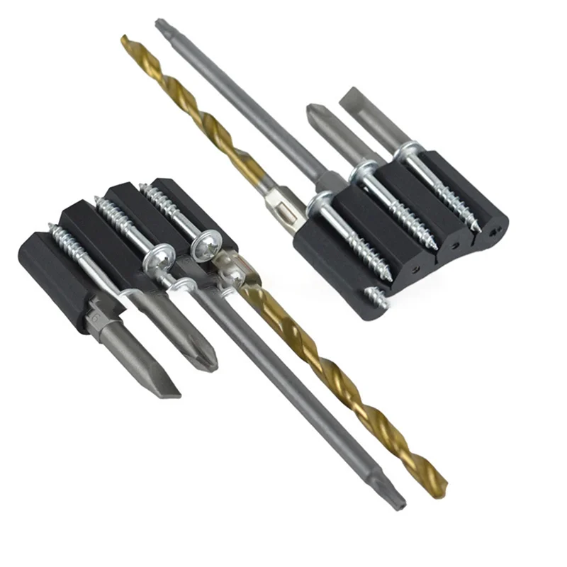 2 Pack Magnetic Bits Holsters Attach To Drill,Universal Fit 1/4 Inch Magnet Screw Driver Bits Hex Screw Holder Sleeve