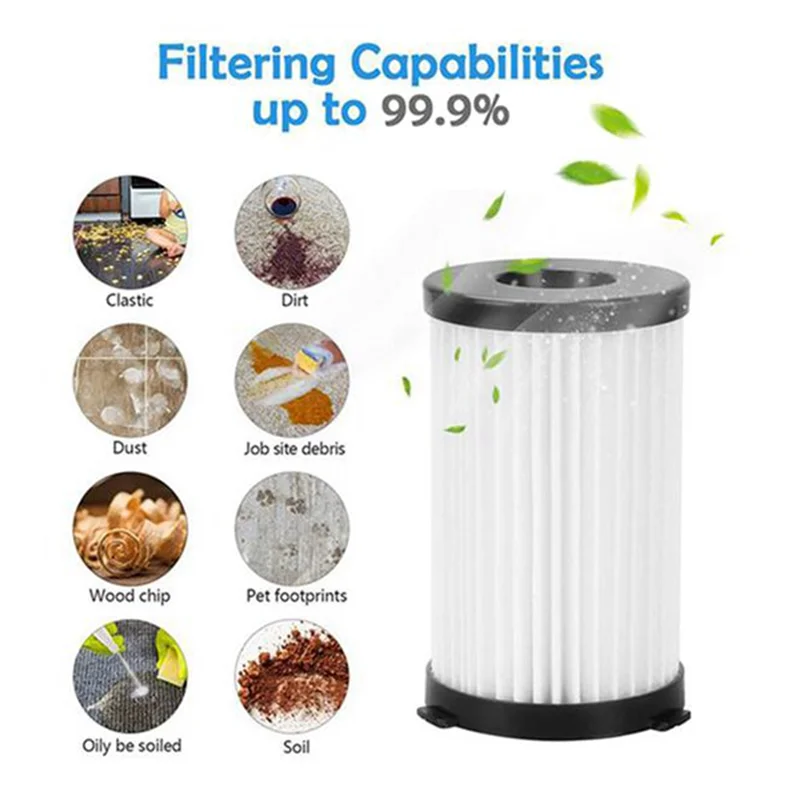 A66Z 2Pcs HEPA Filter For Moosoo D600 D601 Corded Vacuum Cleaner Parts Accessories Filter HEPA