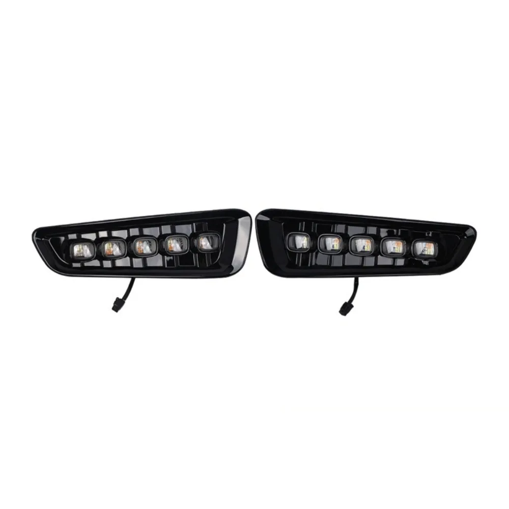 Suitable for Ford F150 Raptor 2017-2020 Under Mesh with LED Streamer Lens Daytime Running Light FD526896DN