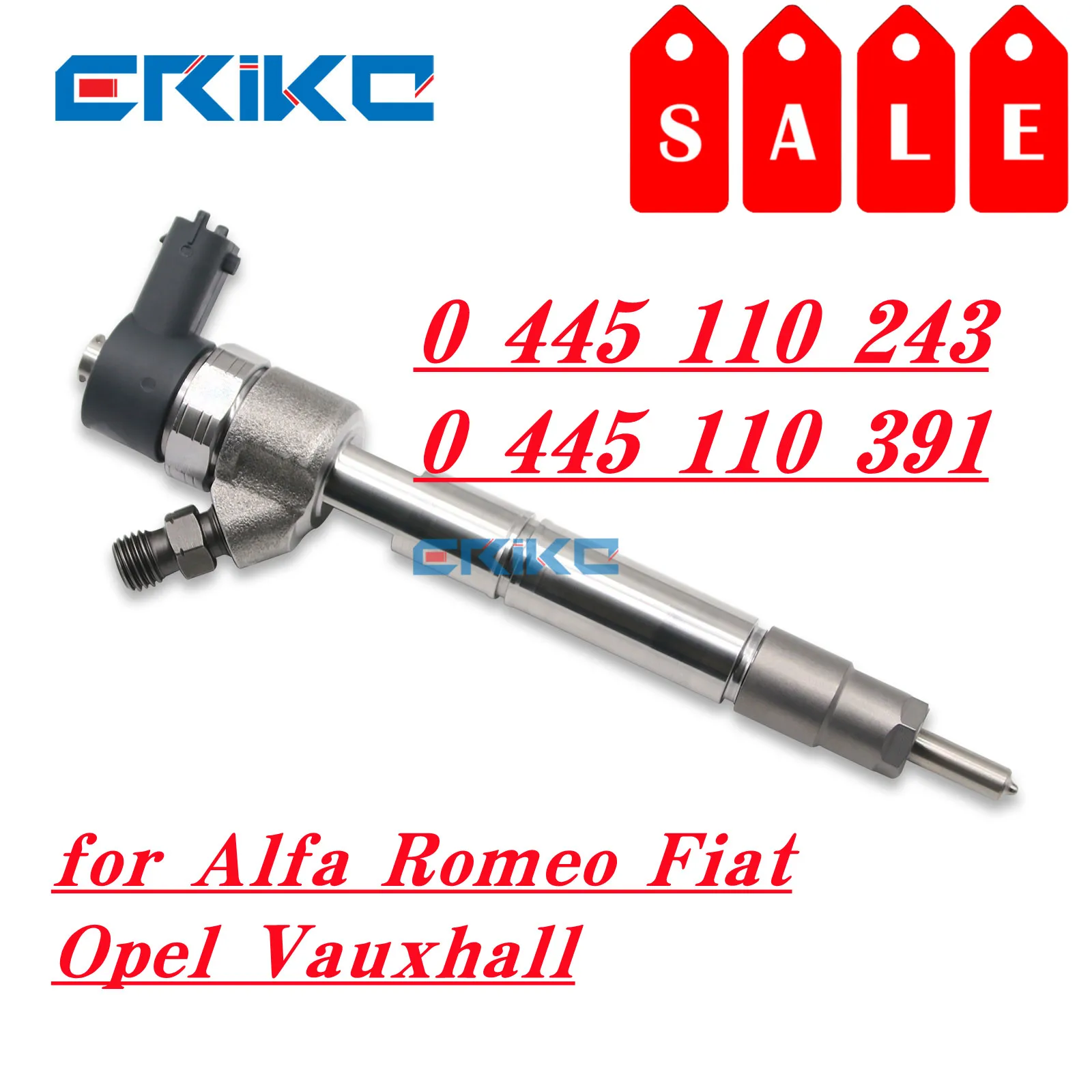 

0445110243 Diesel Fuel Injectors 0 445 110 243 Nozzle Injector 0445 110 243 Auto 0445110391 for Alfa Romeo Fiat Opel Vauxhall