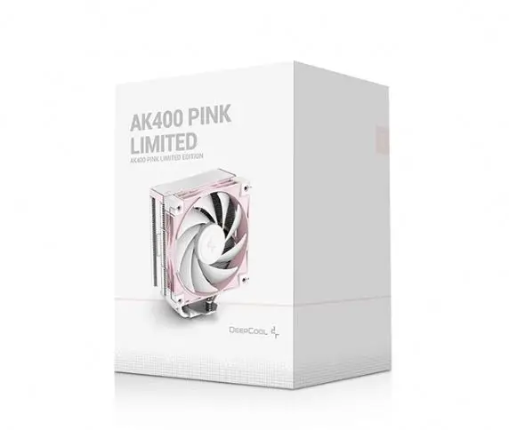 NEW Deepcool AK400 Pink Limited Suitable for All-white Chassis  Cute and Advanced PC Display Temperature