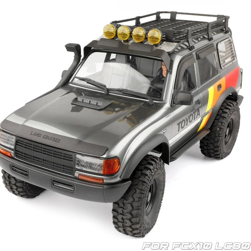 RC Car Hood Air Inlet Sun Shield Rain Shield Front Sand Shield for 1/10 RC Crawler FMS FCX10 LC80 Upgradeds Accessories