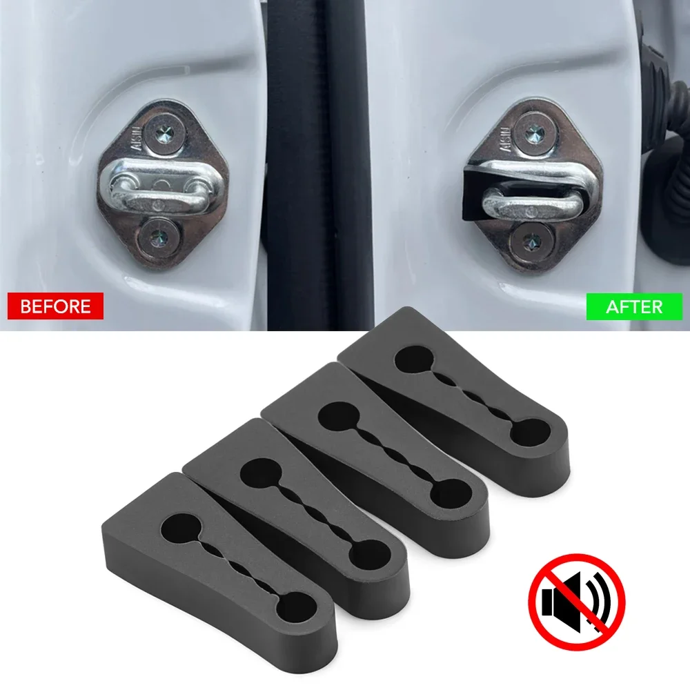 Amortiguador de sonido de coche, cerradura de puerta amortiguadora para Toyota Camry XV30, V40, XV50, Yaris Cross, Vichy, Daihatsu, Altis