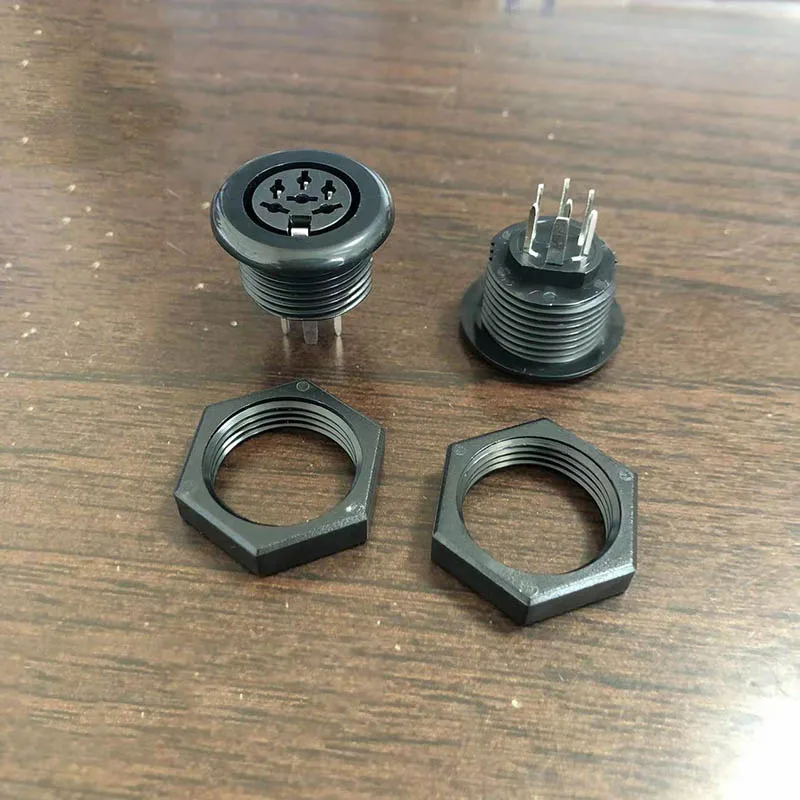DS-6-07C circular S-terminal connector with nut, 6-core socket, 6P electromechanical equipment