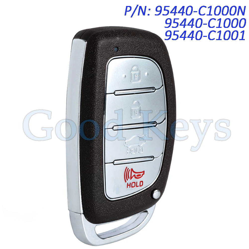 

KEYECU 95440-C1000 95440-C1001 95440-C1000N Smart Remote Key Fob for Hyundai Sonata 2015 2016 2017 CQOFD00120 433MHz 8A Chip