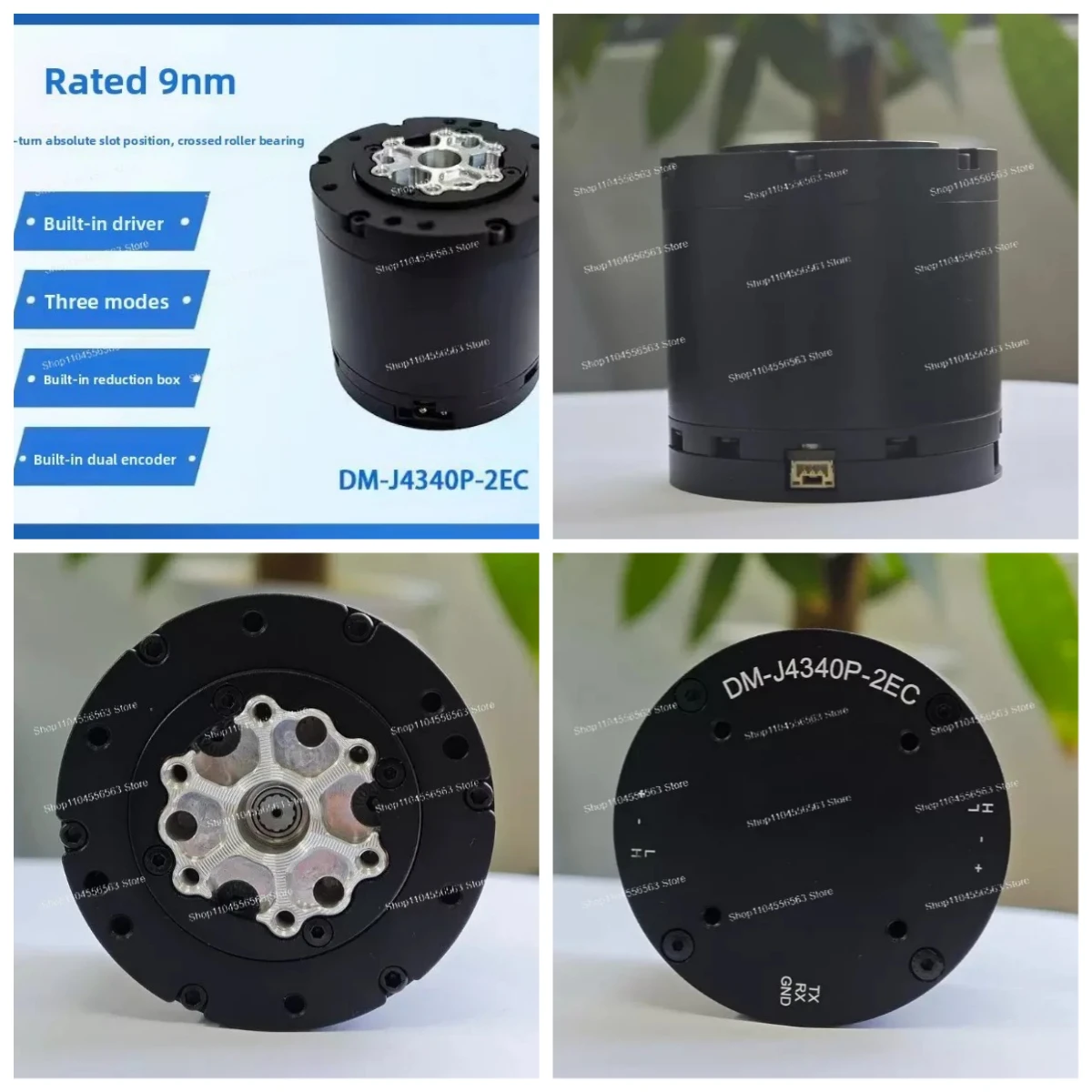 DM-J4340P-2EC Brushless Servo Robot Arm with Dual Encoder Technology for Joint Motor Reduction