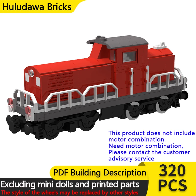 

Модель городского автомобиля MOC, строительные кирпичи DB V90, дизельный локомотив, модульная технология, детские праздничные подарки, сборные игрушки, костюм