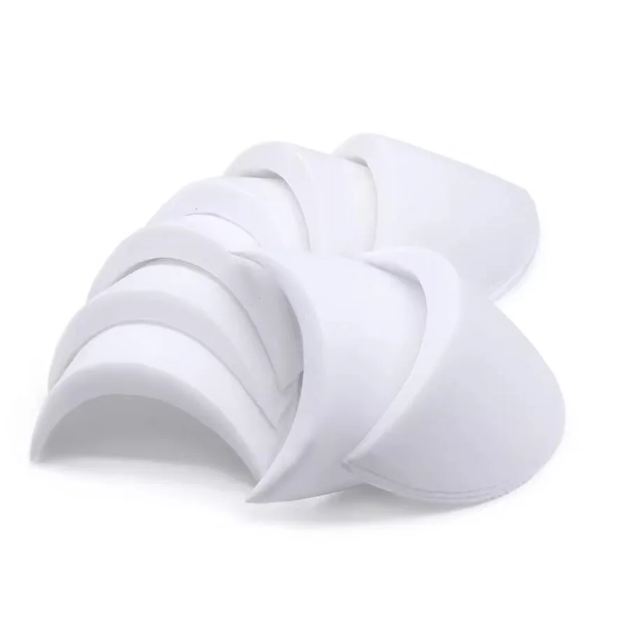 1 pair Soft Padded Shoulder Padding Encryption Foam Shoulder Pads for Blazer T-shirt Clothes Sewing Accessories