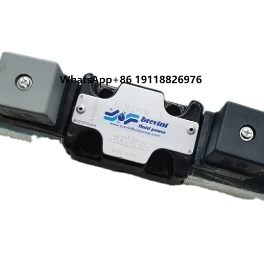 

BREVINI Solenoid Valve AD3E01CM 3 Solenoid Directional Valve Hydraulic Valve 04CMR53