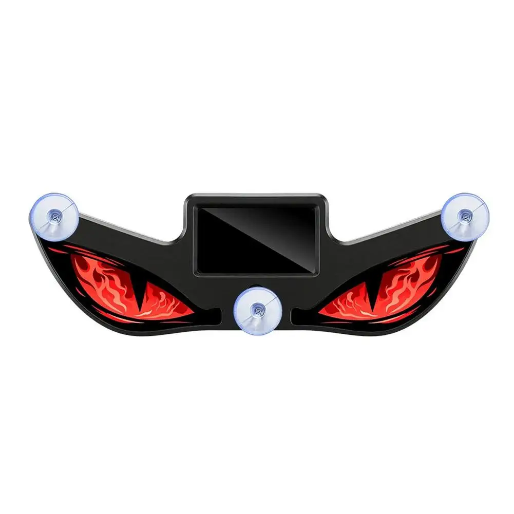 Solarbetriebene Auto-LED-Warnleuchte Typ C mit Doppelladung, Teufelsaugen-Stroboskop-Signallampe, Universelles Auto-Diebstahlschutz-Zubehör – Detail 15