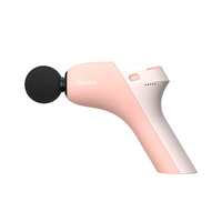 Beoka Mini Muscle 4-Head Rechargeable Massage Gun High Quality Professional Deep Tissue Body Facial Massager