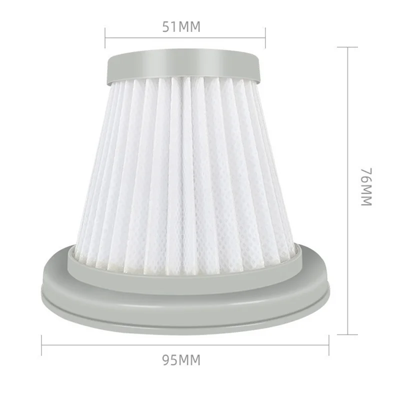 AB43-10PCS HEPA-фильтр для Deerma DX118C DX128C запасные части для беспроводного ручного пылесоса