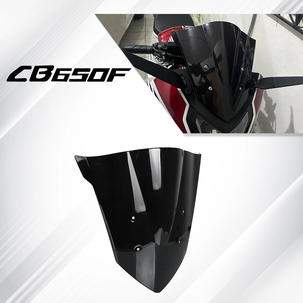 For HONDA CBR650F CBR 650F CBR 650 F 2014 2015 2016 2017 2018 2019 Motorcycle Windshield Windscreen Screen Deflector Protector