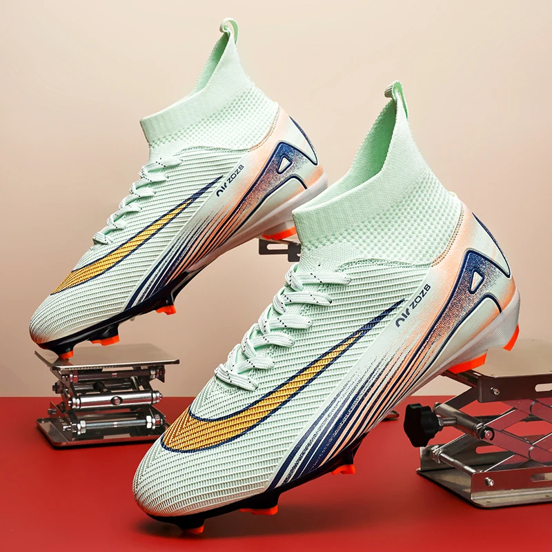 الرجال أحذية كرة القدم السريعة المجتمع المرابط المهنية TF/FG أحذية كرة القدم العشب التدريب ملعب كرة القدم الأحذية حذاء رياضة عدم الانزلاق