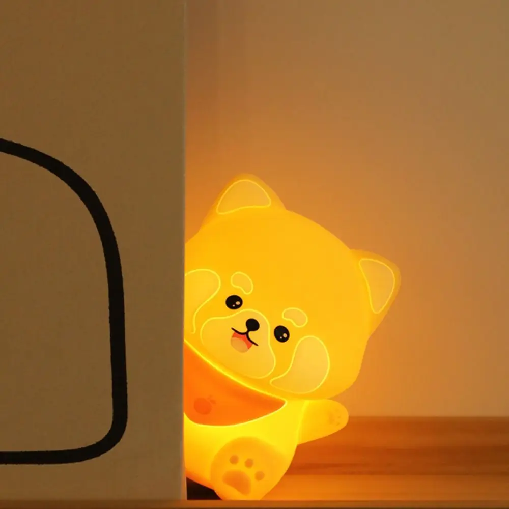 ตกแต่งห้องซิลิโคน LED Night Light การ์ตูนโคมไฟตั้งโต๊ะ USB ชาร์จน่ารักโคมไฟนอนฮาโลวีน