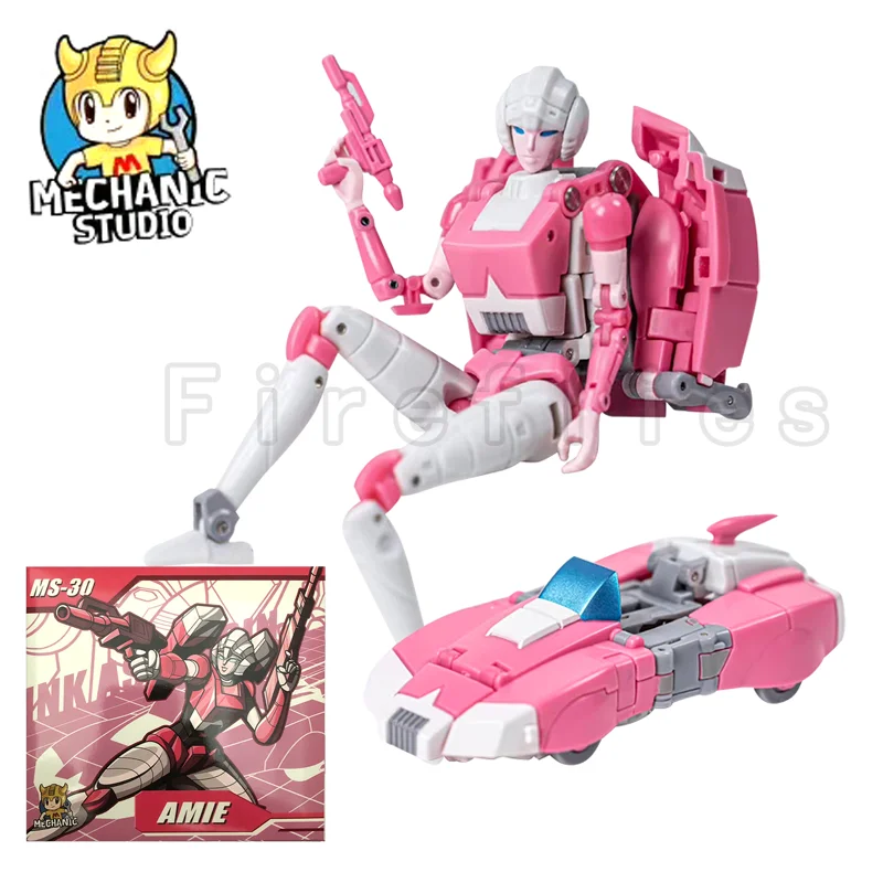 

10cm MechanicToy Studio Transformation Robot Action Figure MS-30 Amie Anime Model Toy For Gift Free Shipping