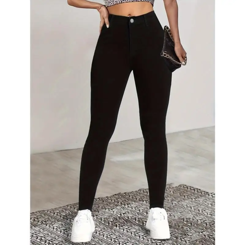 

Облегающие мужские повседневные брюки с высокой талией, модные прямые джинсы, удобные прямые солдатские брюки