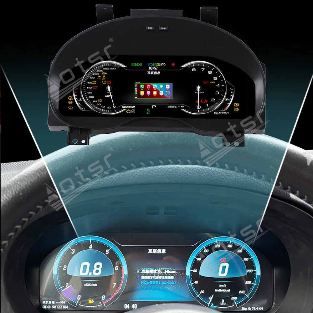 For Subaru Forester 2013-2018 Dashboard Virtual Cockpit Instrument Auto Speed Meter Screen Car accessories