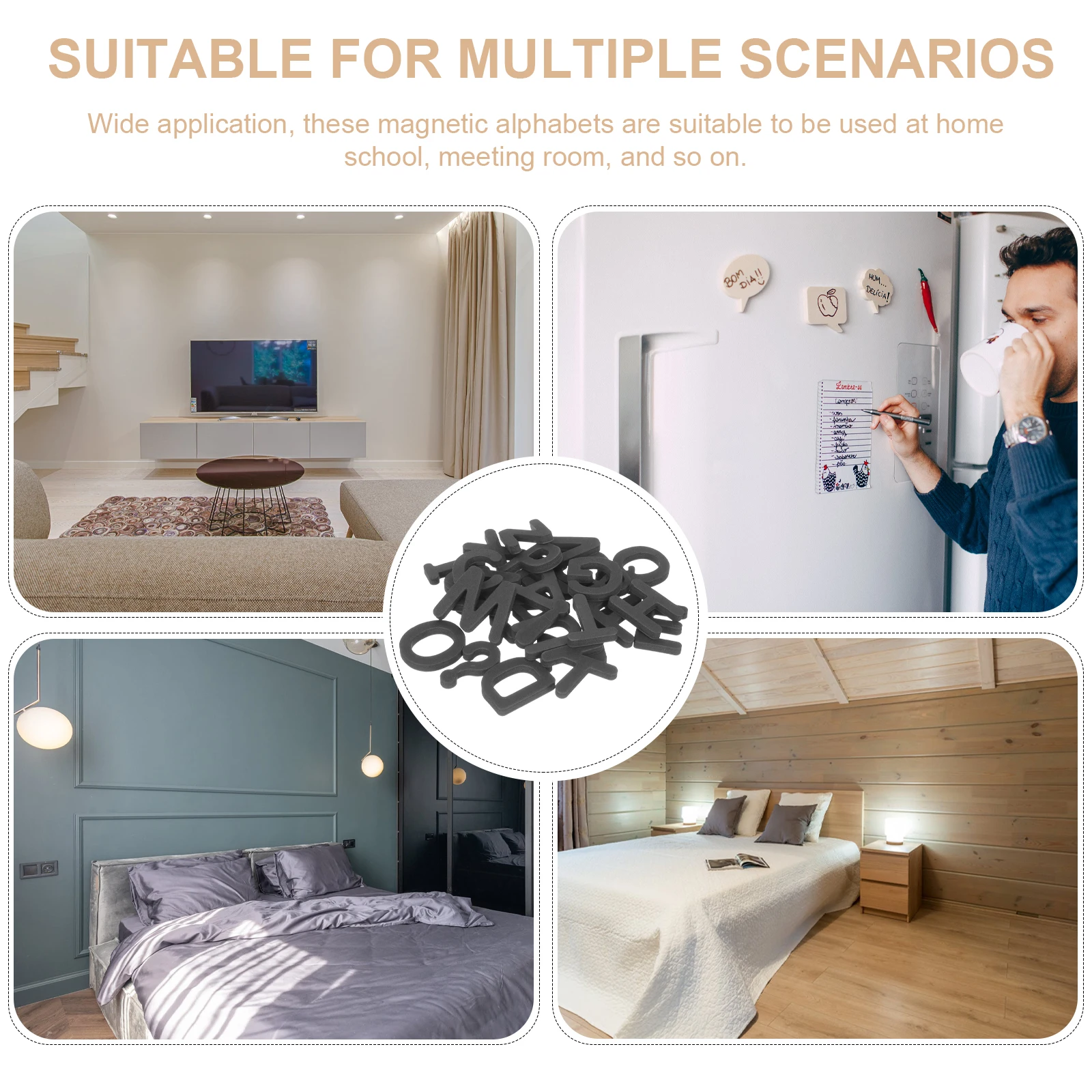 

1Set Magnetic Foam Letters Eva Foam Alphabet Magnets Alphabet Letter Magnets for Home School Office Refrigerator Display