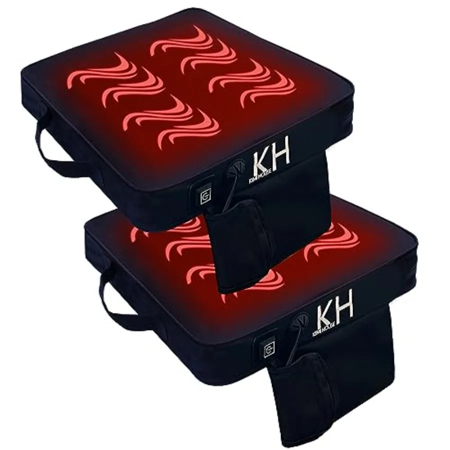 

IndoorandOutdoor Chair Cushions Stadium Seat Cushions for Bleachers Boat Cae Kayak Seat Best for Camping Bleachers Sports Event