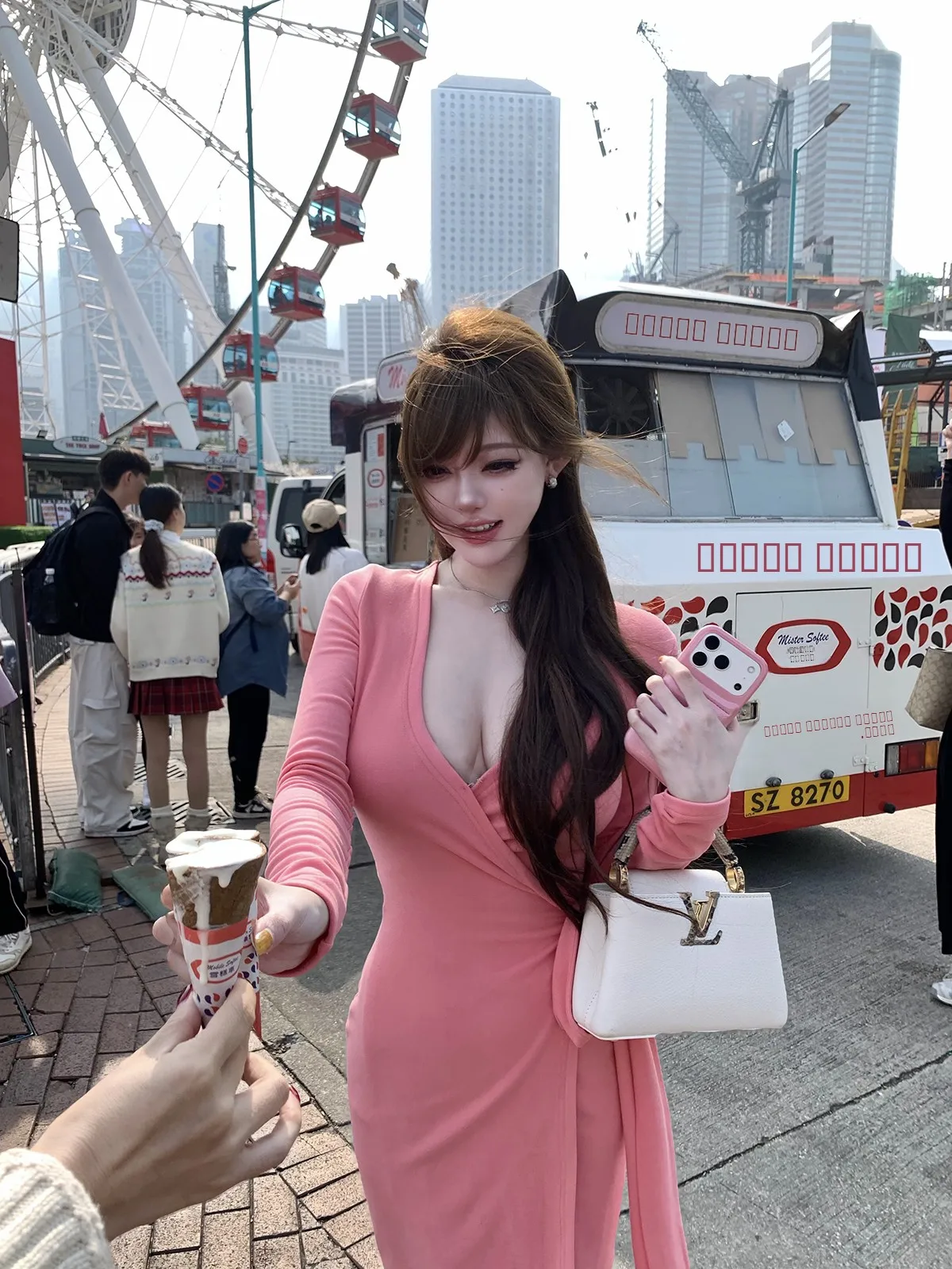 

Элегантная женская юбка-трапеция с V-образным вырезом, поясом, облегающая, повседневная, с длинным рукавом, из полиэстера