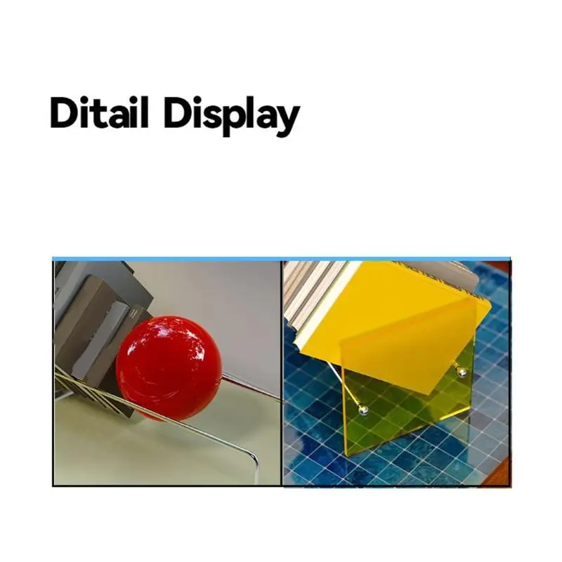 31ba-desk-book-holders-decorative-bookend-with-acrylic-panel-and-accent-sphere-upright-support-for-books-and-magazines-storage