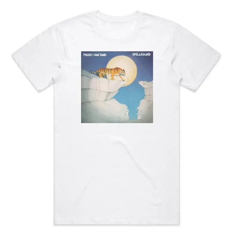 Camiseta con portada del álbum Tygers Of Pan Tang Spellbound, talla S 5Xl