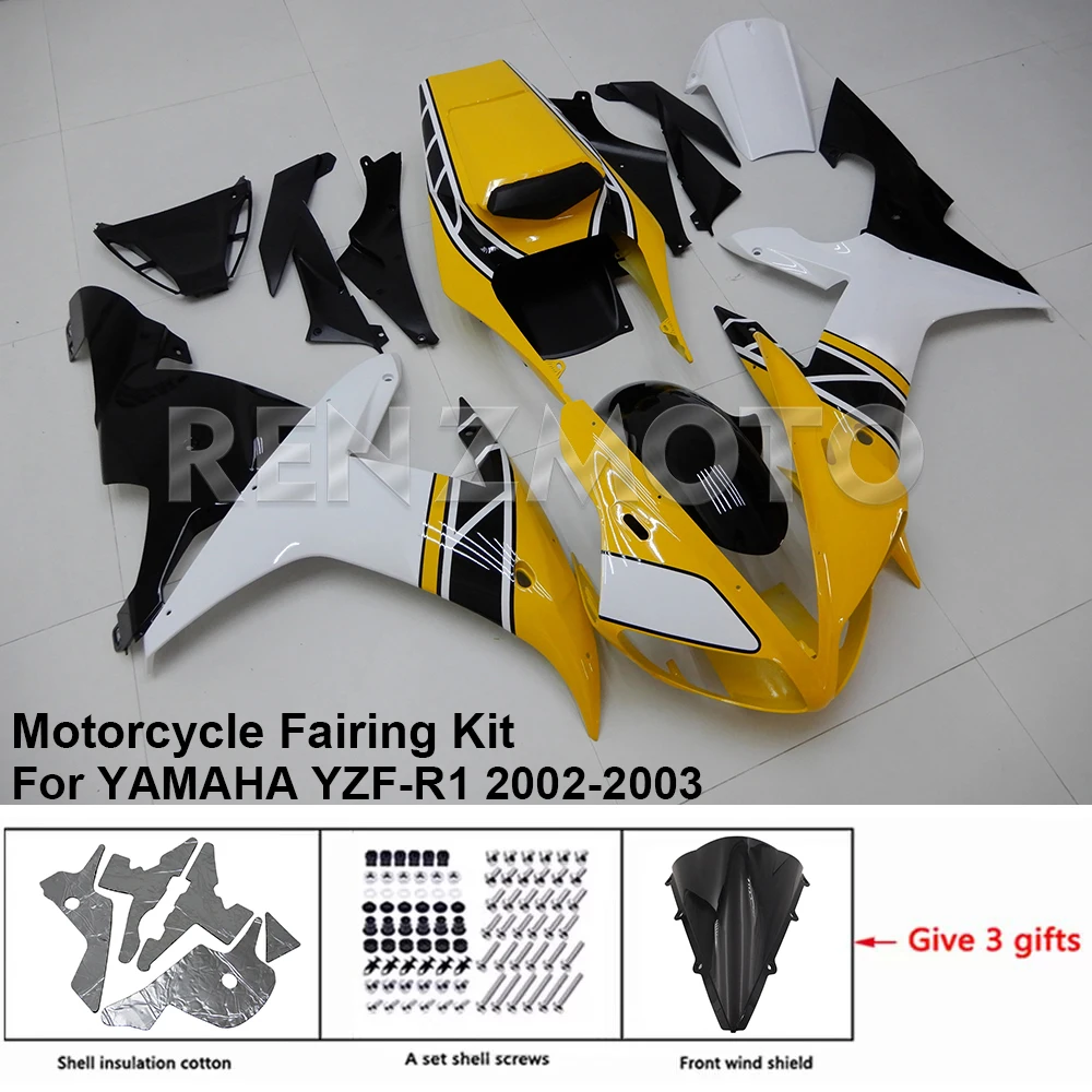 

Y1003-112a Motorcycle Fairing Set Body Kit Plastic For YAMAHA YZF-R1 2002-2003 Accessories ABS Injection Bodywork