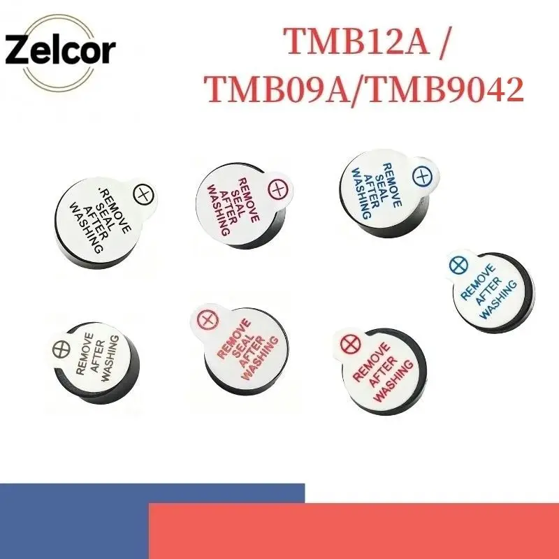 10PCS Active Buzzer DC 3V 5V 12V 0905 9*5.5*4.2mm 12095 12*9.5mm Continuous Beep Plastic Housing Beeper for Arduino DIY