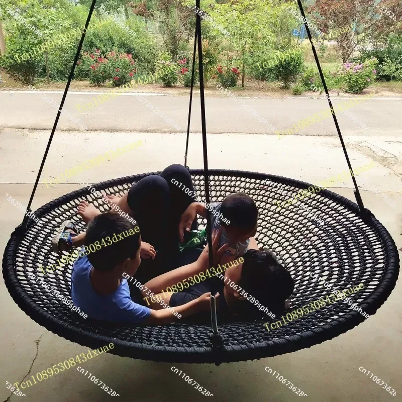 Children's swing large playground scenic outdoor disc round bird's nest courtyard