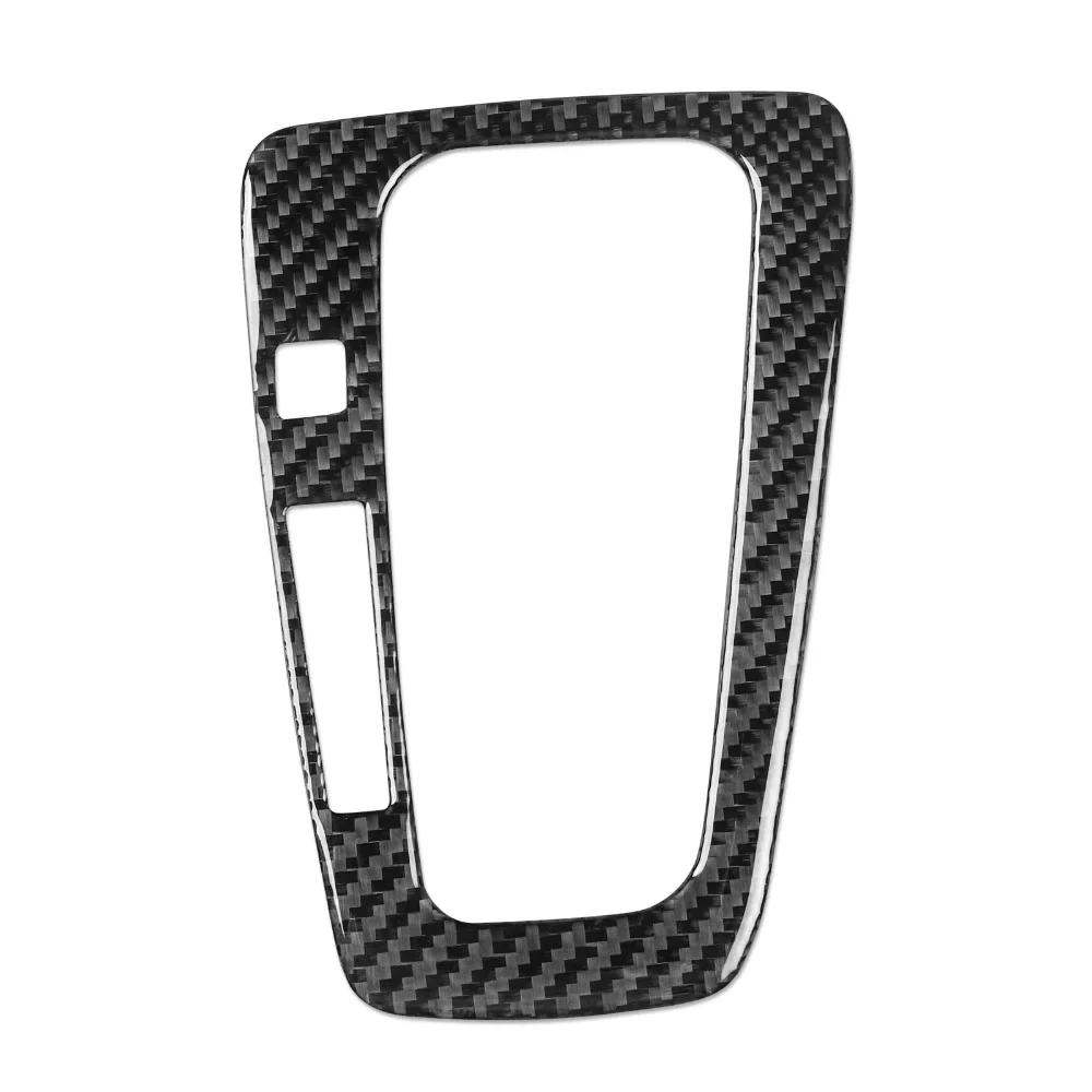 For Ford Focus SE 2015 2016 2017 2018 Real Soft Carbon Fiber Sticker Car Gear Shift Panel Stickers Interior Trim Accessories