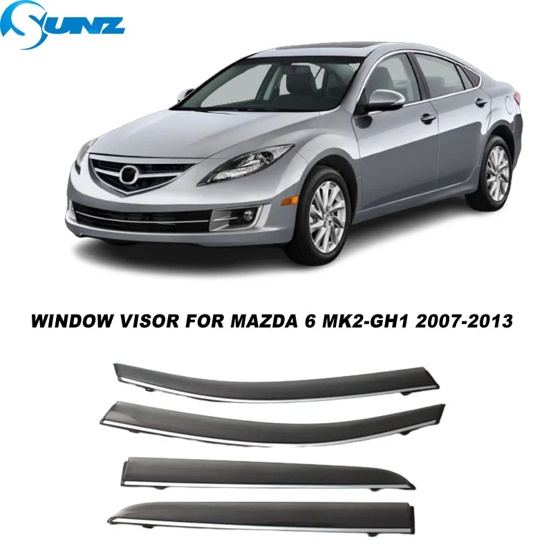 

Car Window Deflector For Mazda 6 MK2-GH1 2007 2008 2009 2010 2011 2012 2013 Window Visor Car Window Guard Sun Wind Rain Shield