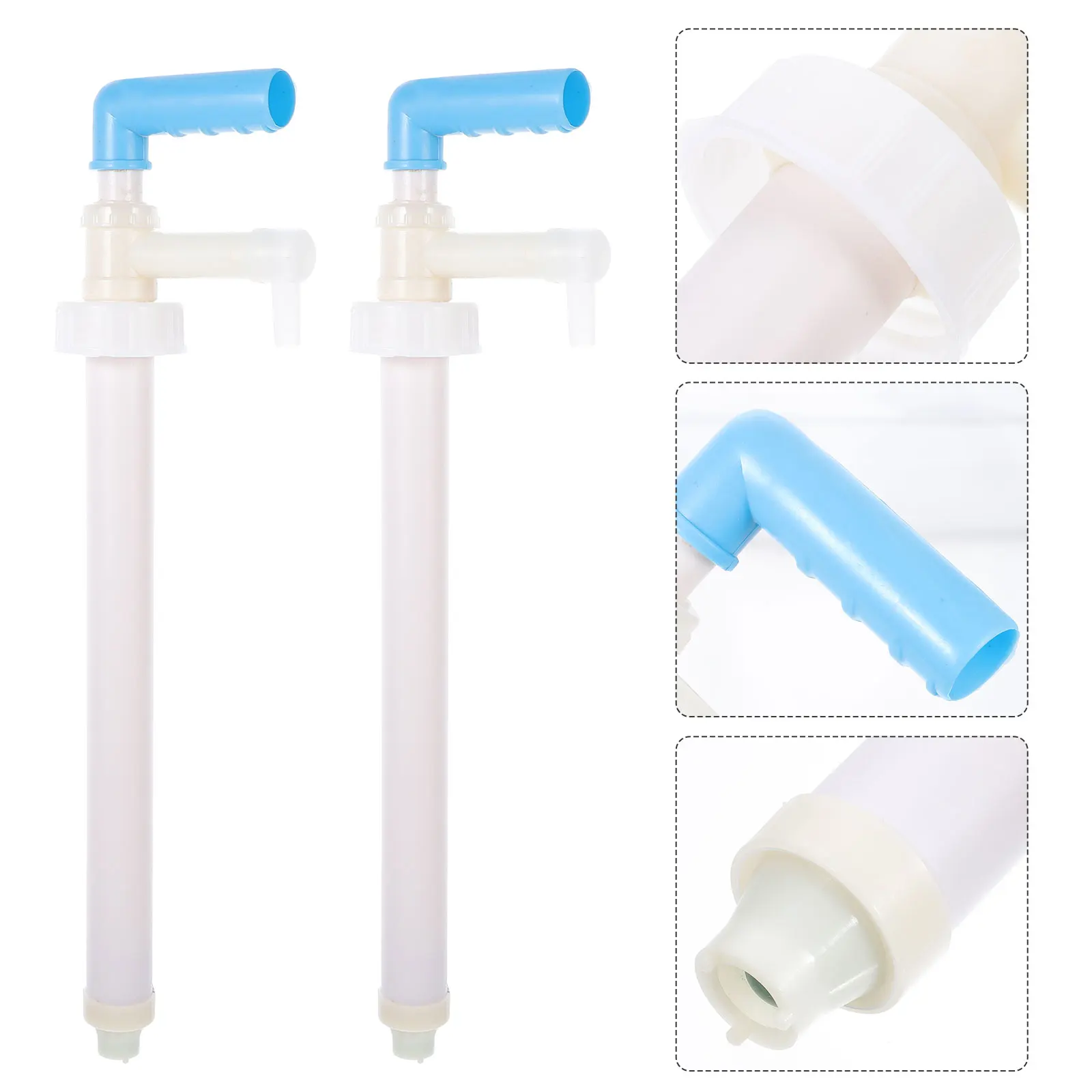 

2pcs Plastic Bucket Pump Durable Hand Press Soap Dispenser Smooth Liquid Chemical Fuel Engine Piece