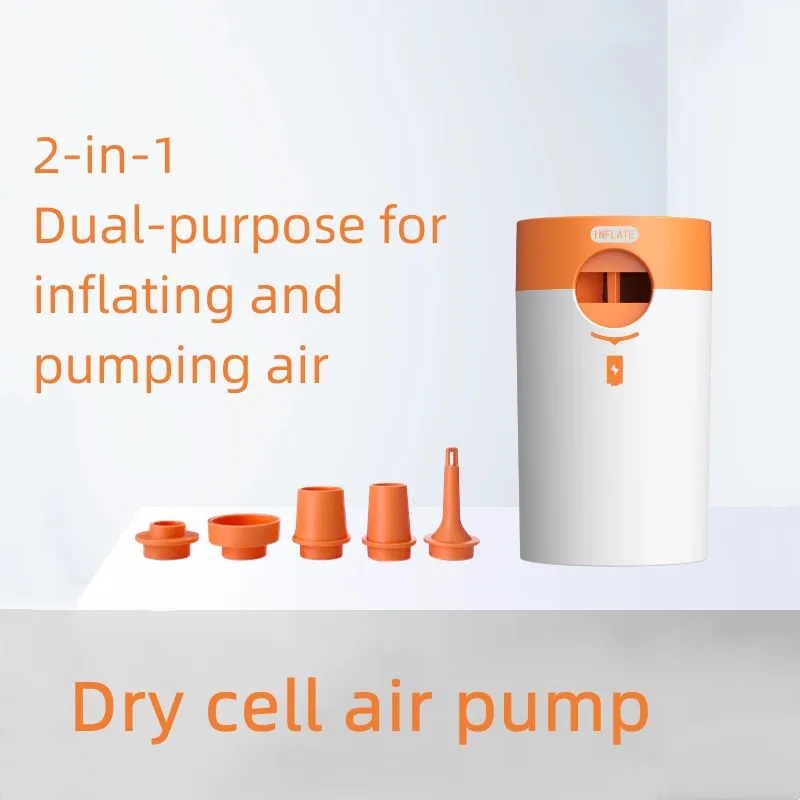 Vacuum compression bag air pump two-in-one micro dry battery air pump wireless air compressor camping inflatable deflation pump