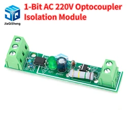 1-Bit AC 220V Optocoupler Isolation Module Voltage Detect Board Adaptive 3-5V For PLC Isolamento Fotoaccoppiatore Module