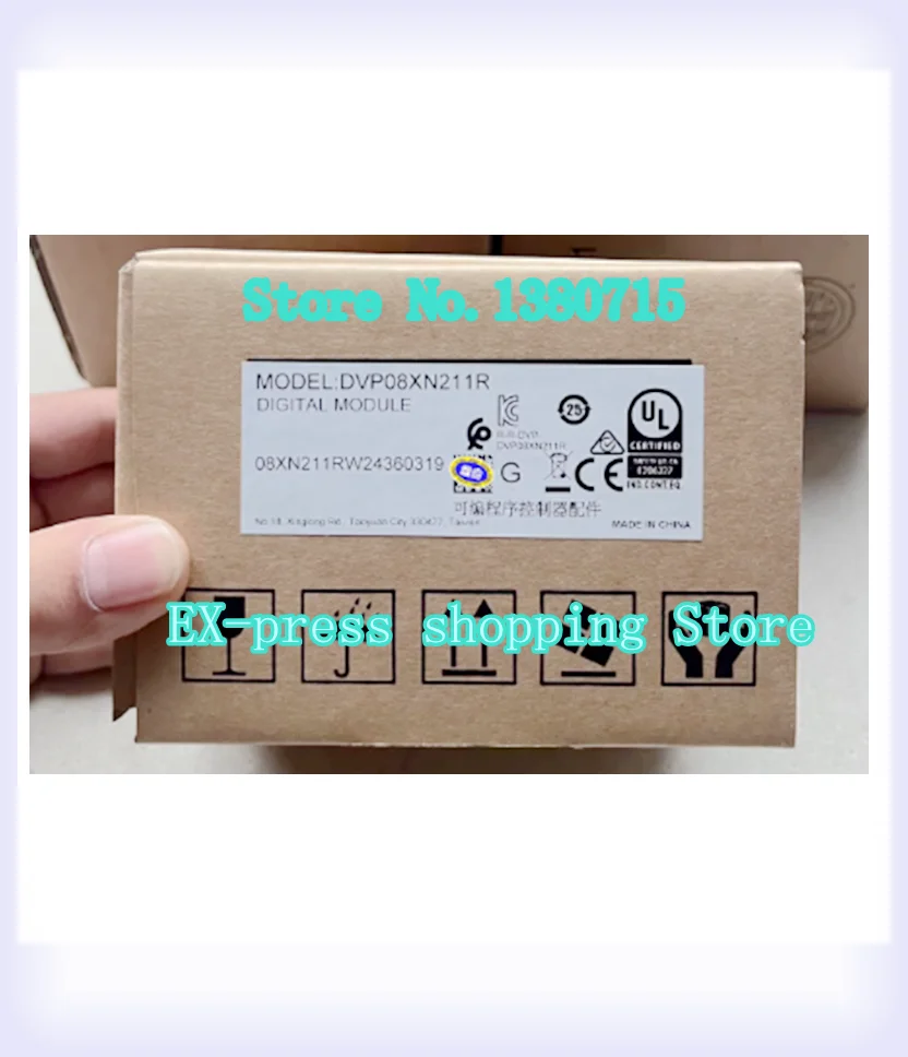 

Новый оригинальный цифровой модуль ПЛК DVP08XN211R, релейный выход 8DO серии ES2