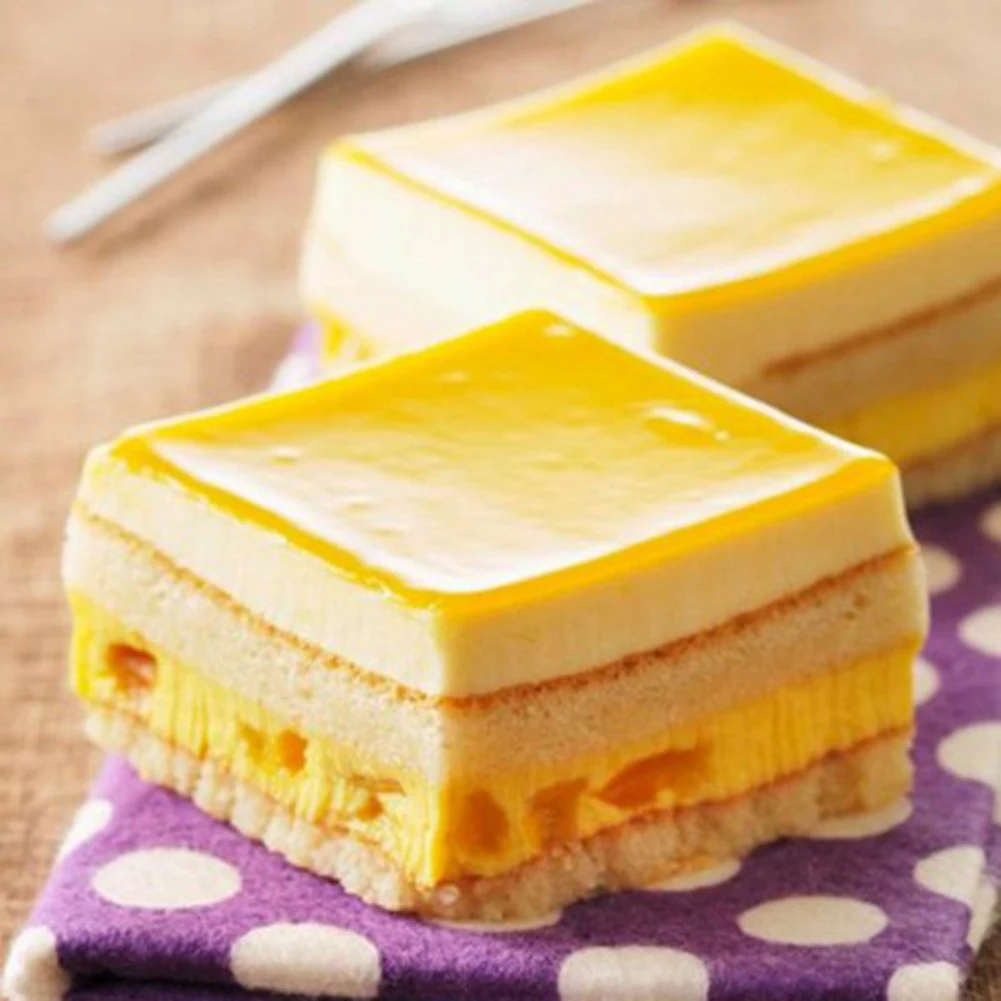 

ABVJ-20 шт. квадратные кольца для пирогов, термостойкие перфорированные кольца для мусса для торта, антипригарные формы для выпечки, мини-форма для торта, кольца для торта