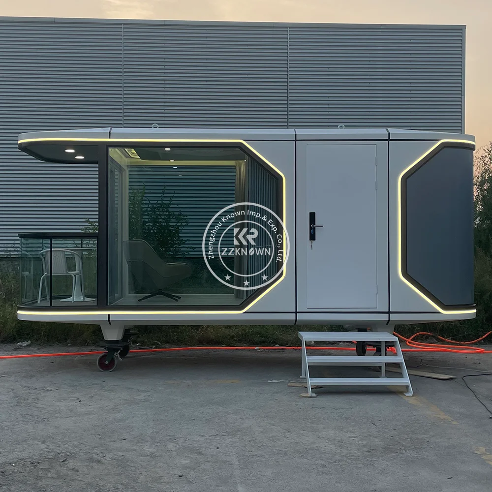 غرفة نوم النوم الحديثة المحمولة الفاخرة الجاهزة الحاويات المحمول الفضاء كبسولة غرفة الفضاء كبسولة حاوية البيت #5