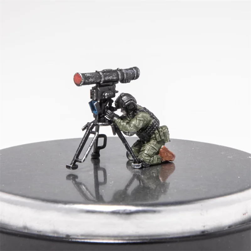 Modèle en résine peint à l'échelle 1:72, 4 pièces, soldats des Forces spéciales russes, figurine d'action, accessoires de scène à faire soi-même, jouets d'exposition de Collection